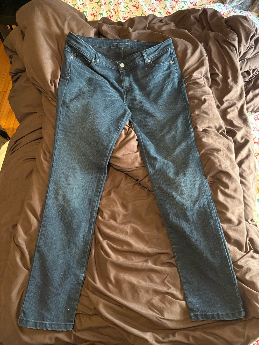 Michael Kors Indigo Straight Leg Jeans